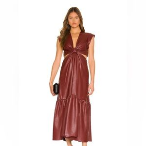 ALC Alexandria Dress in Cranberry Size 2